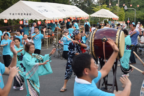 サンライズサマーフェスティバルの盆踊り