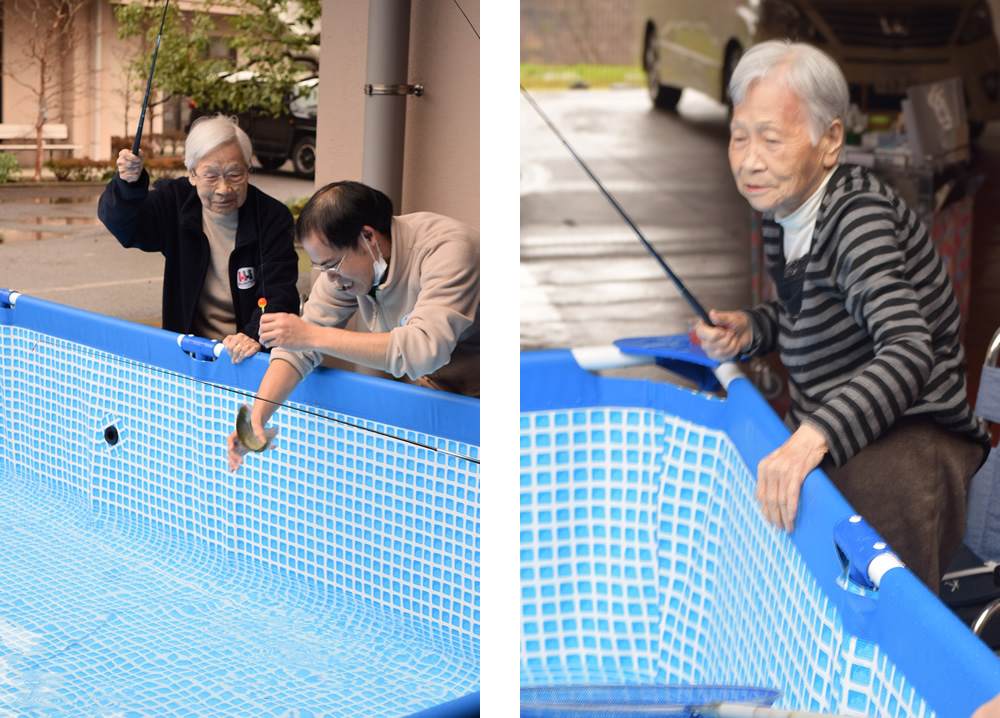 ニジマス釣り大会inひのでホーム！