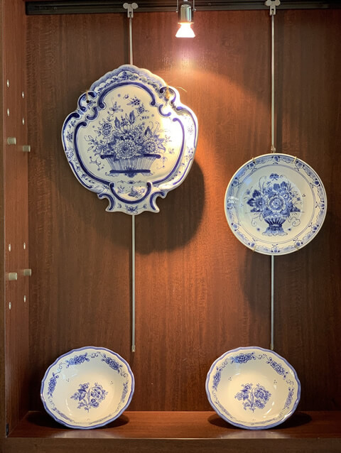 デルフト焼き展示