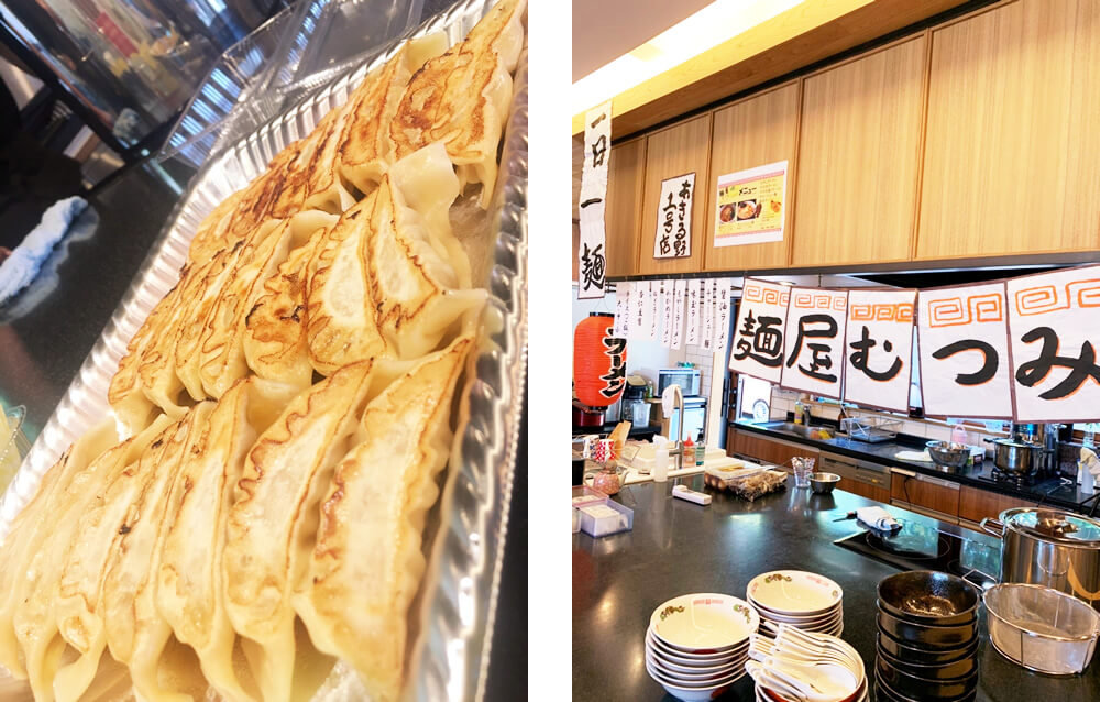 小規模多機能型居宅介護でラーメンと餃子