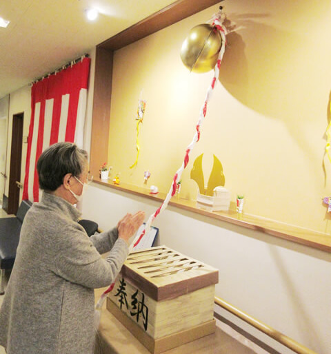 東京都日の出町にある「在宅サービスセンター ひので理想郷の園」ミニ神社