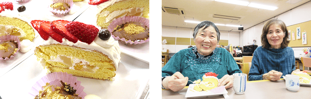 在宅サービスセンター ひので理想郷の園 端午の節句のスペシャルケーキ