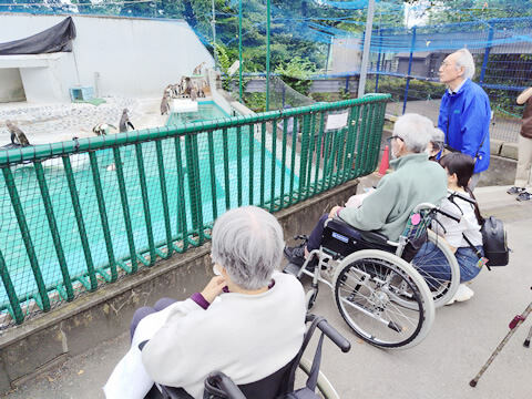 羽村市動物公園への外出