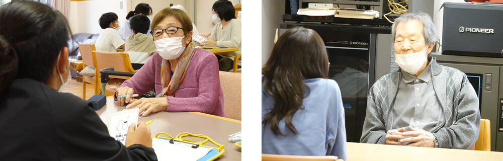 小学生との交流会の様子