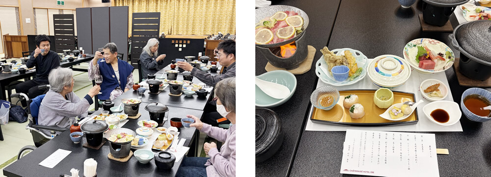 豪華な会席料理