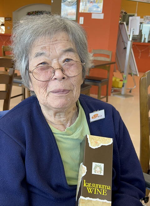 旅先で笑顔のご利用者さま